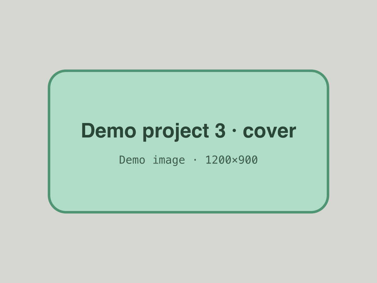 Placeholder cover: a shape on a flat grey background.